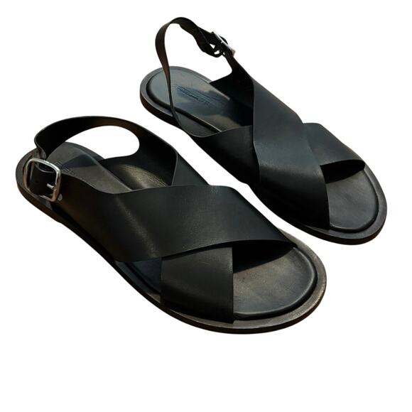 NEW Everlane The City Crossover Sandal In Black Size 10.5 - Picture 4 of 9